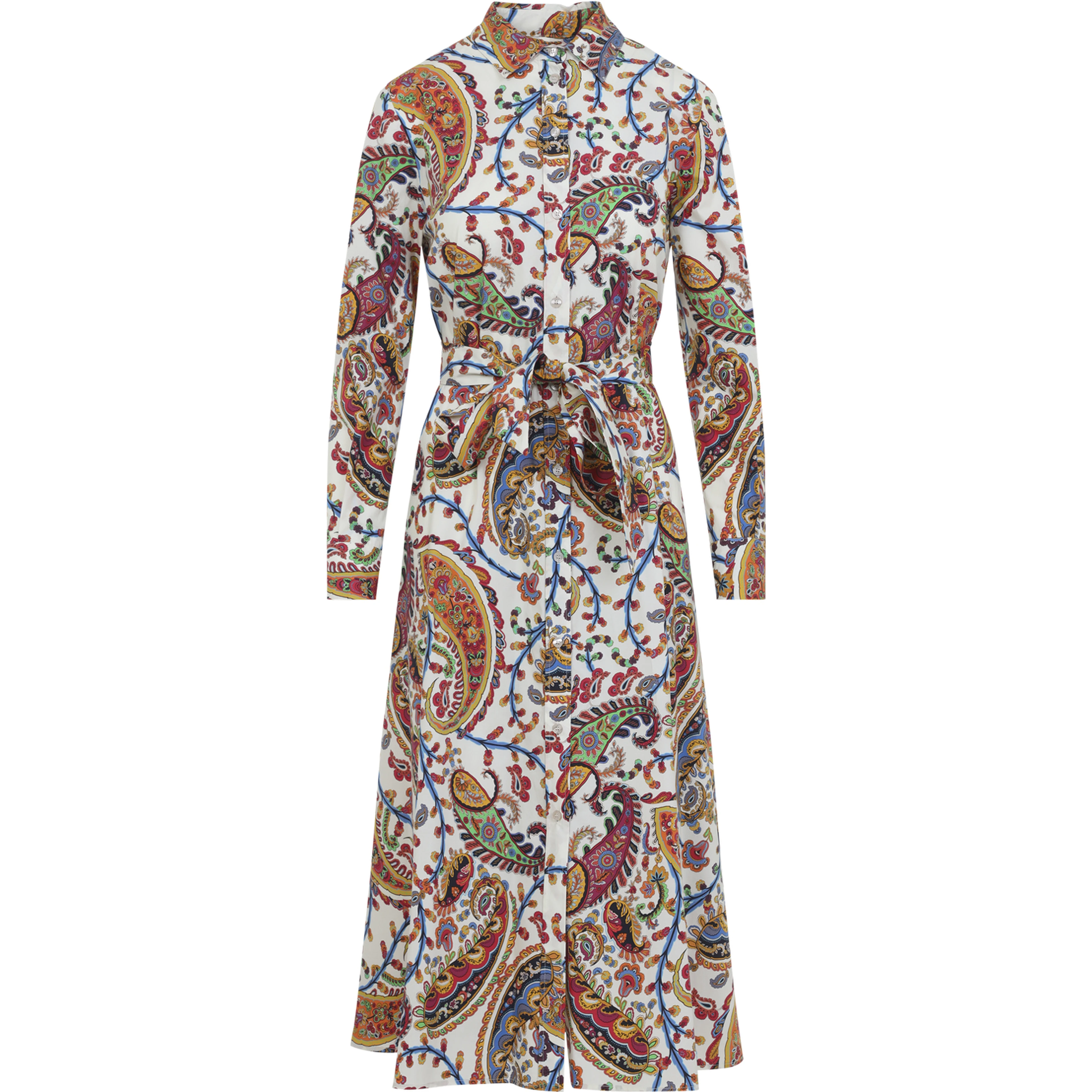 Etro Belted Midi Dress