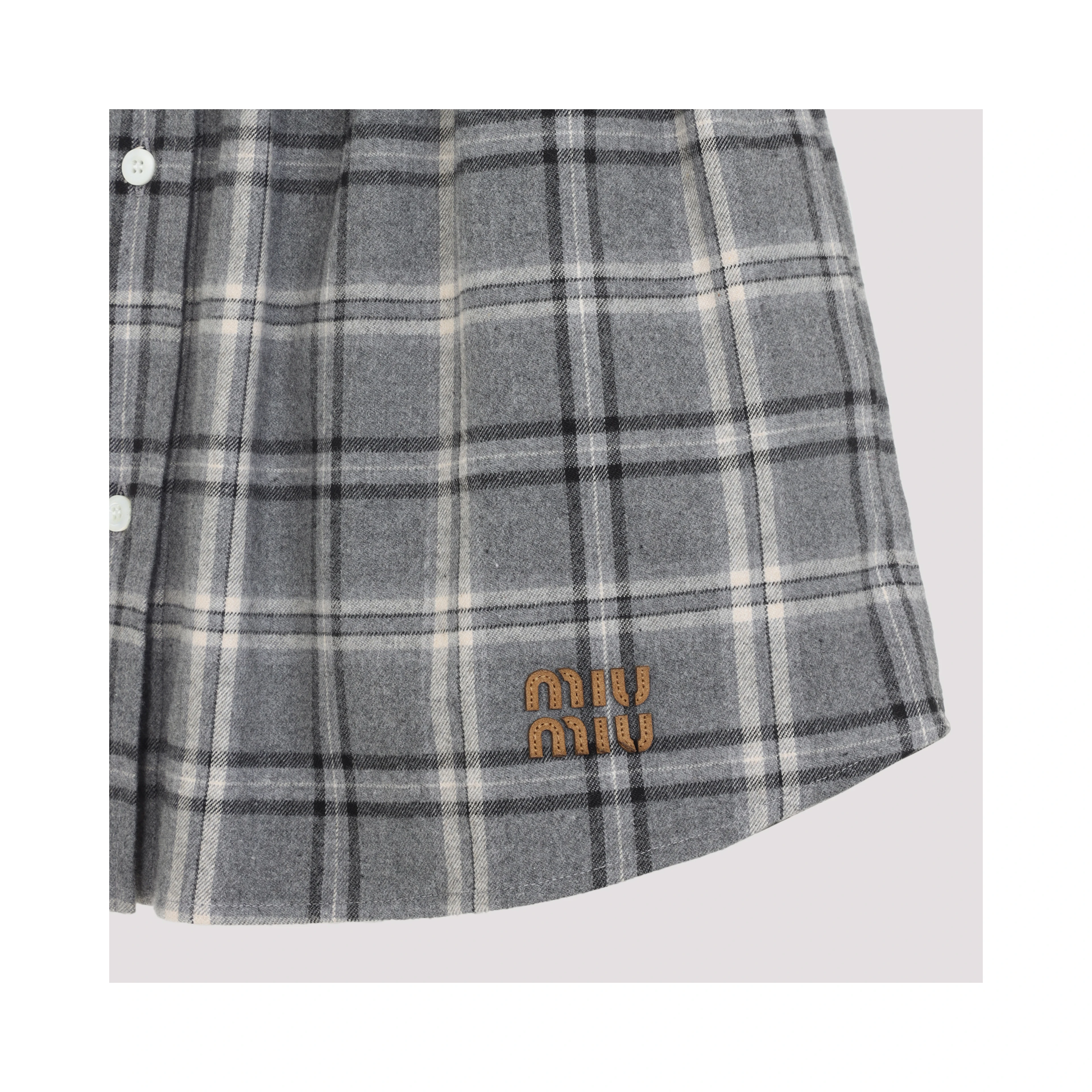 Miu Miu Cotton Midi Skirt