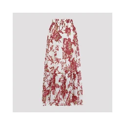 Etro Flounce Hem Maxi Skirt
