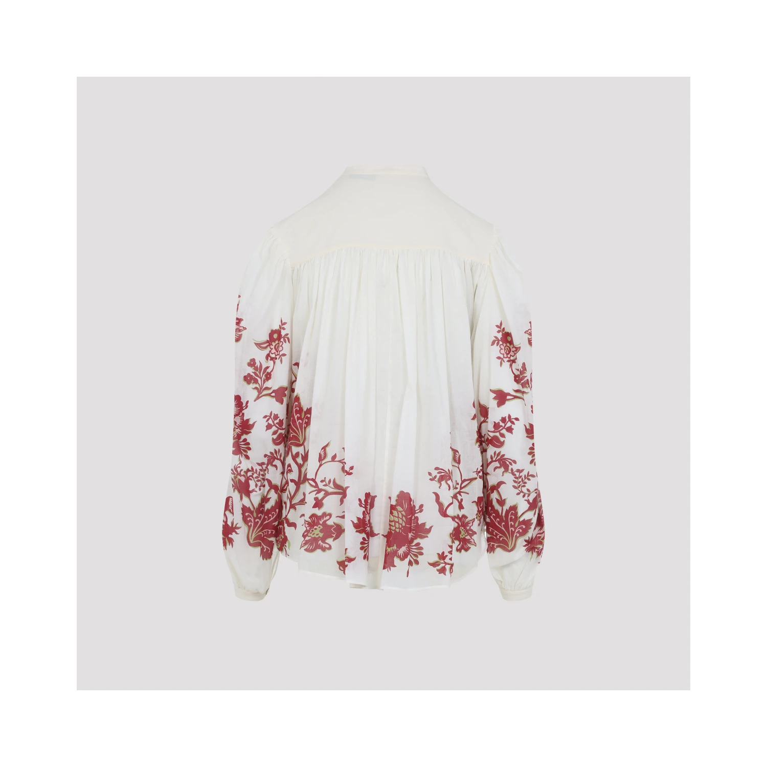 Etro Pleates Band Collar Shirt