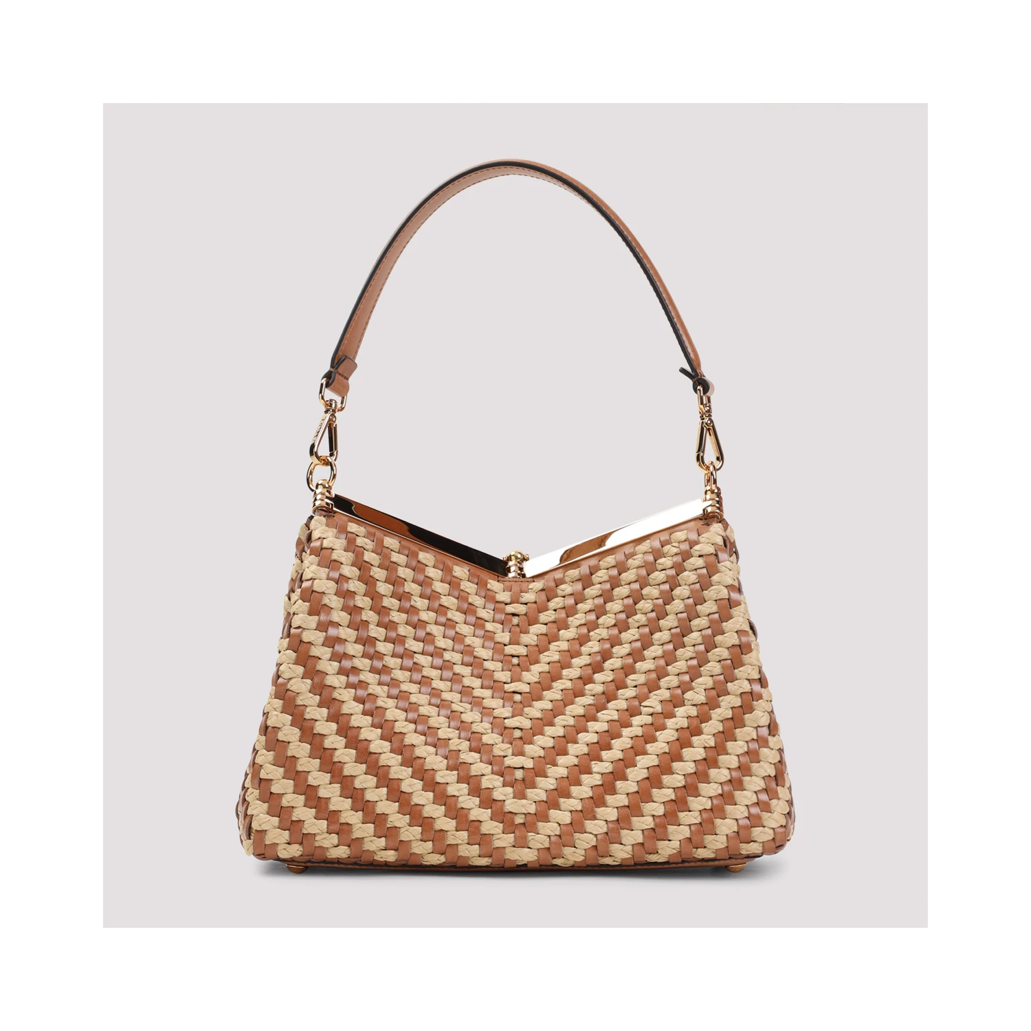 Etro Vela M Rafia Shoulder Bag