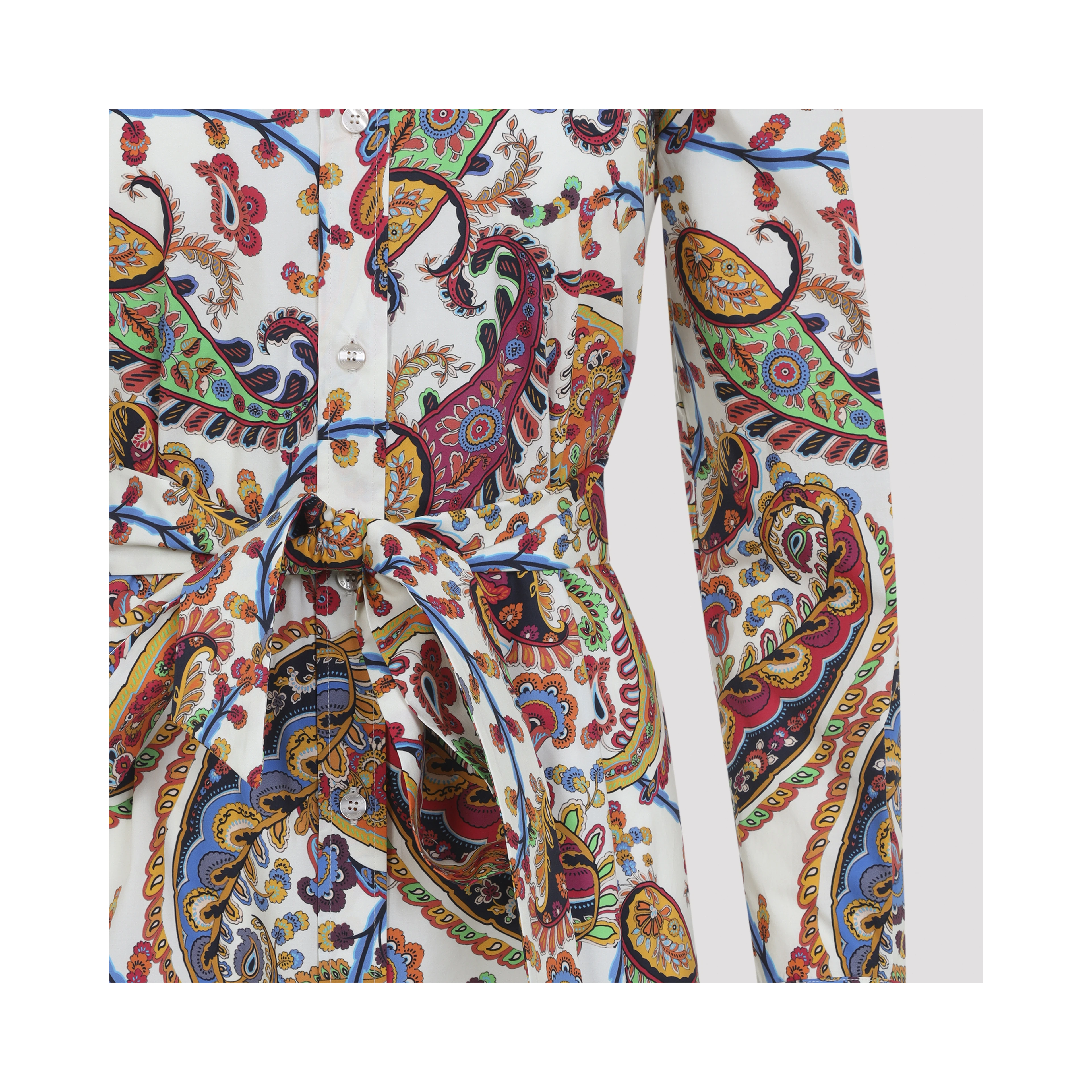 Etro Belted Midi Dress