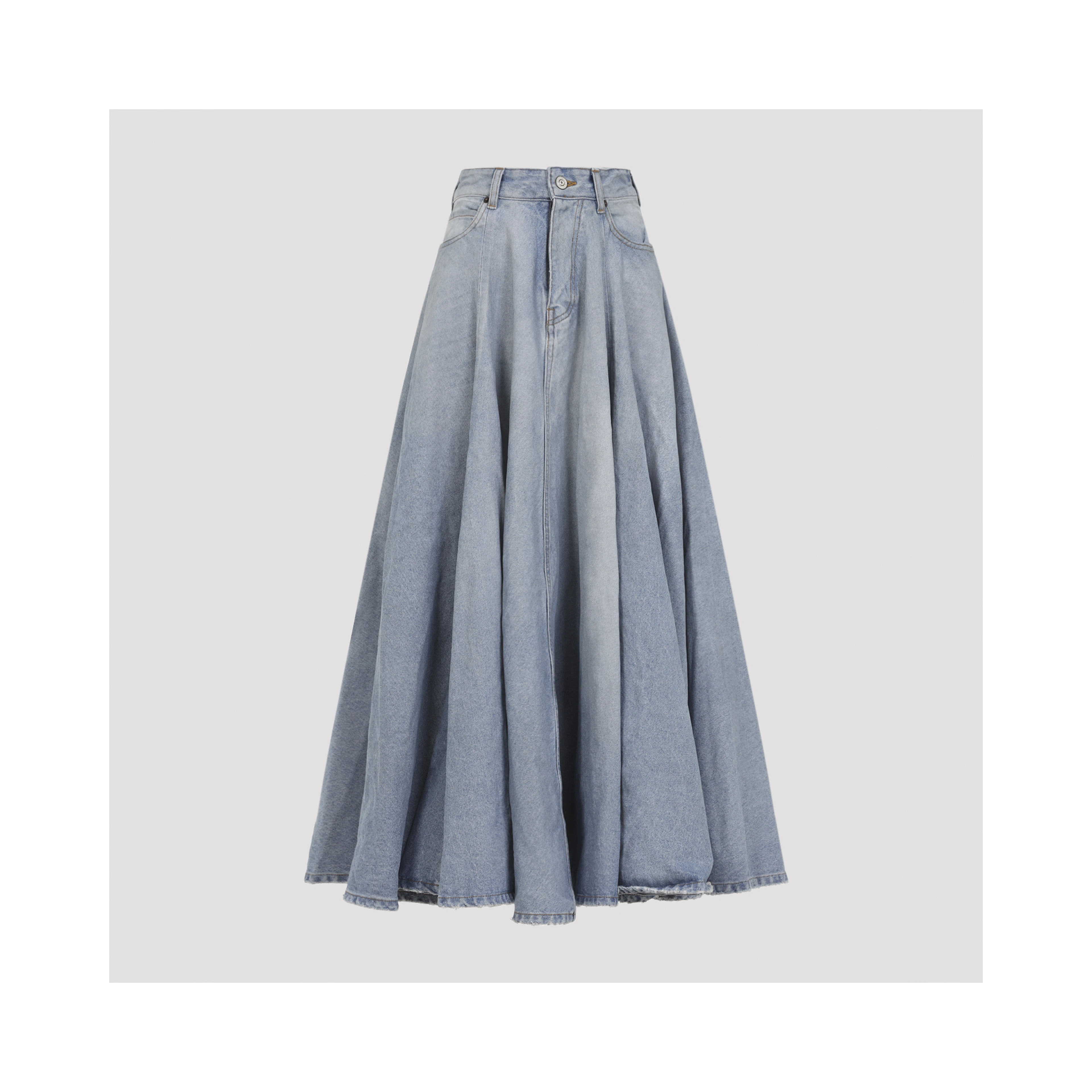 Balenciaga Godet Long Skirt