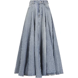 Balenciaga Godet Long Skirt