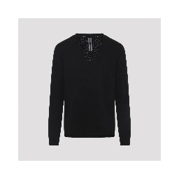 Rick Owens Oversized Extreme V-neck Pullover