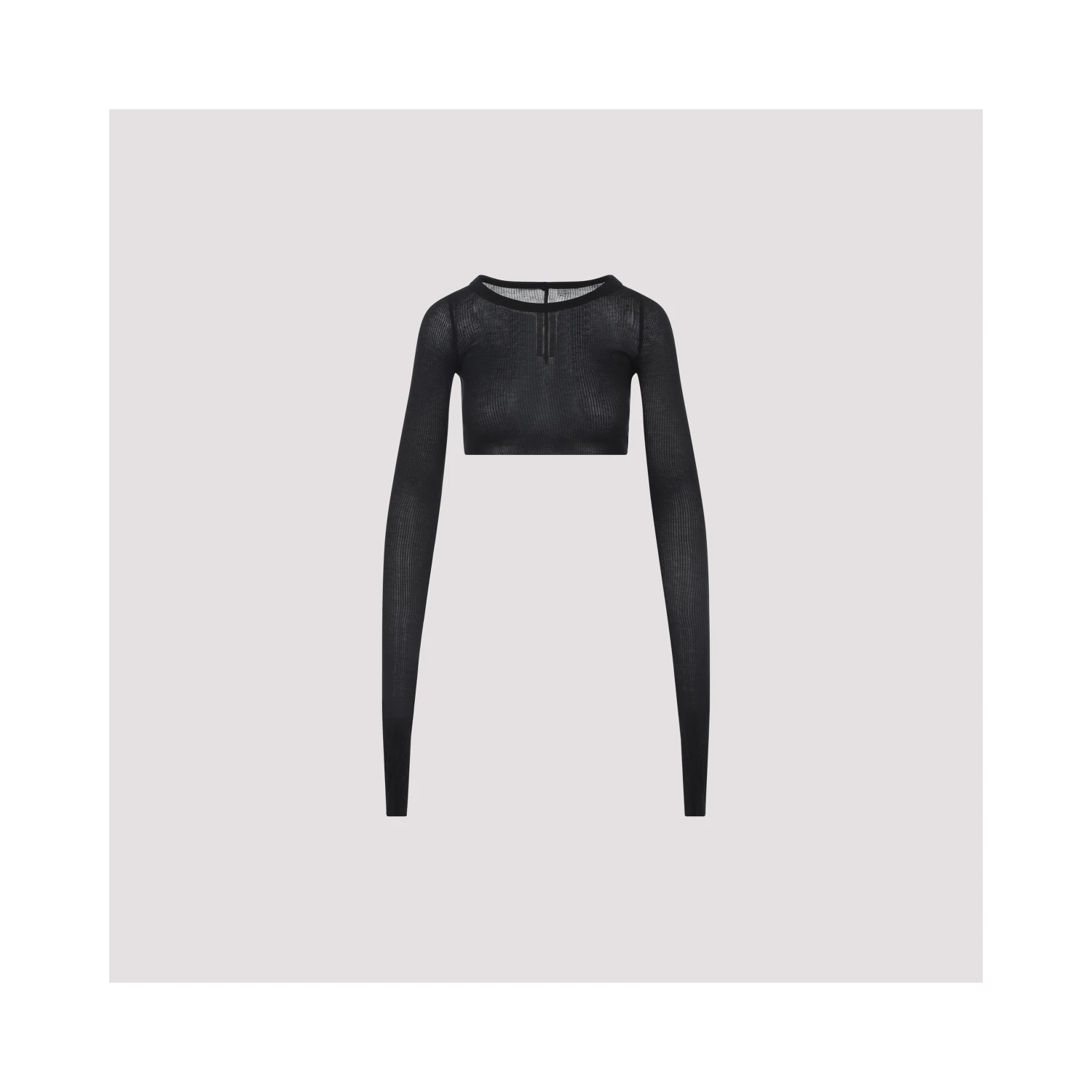 Rick Owens LS Crop Top