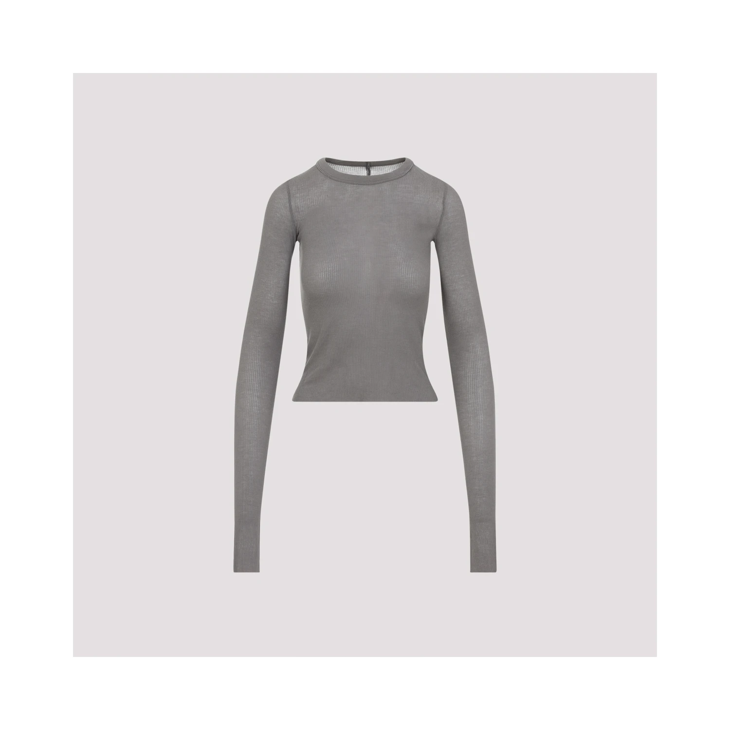 Rick Owens Cropped Rib LS T-shirt