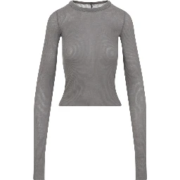 Rick Owens Cropped Rib LS T-shirt