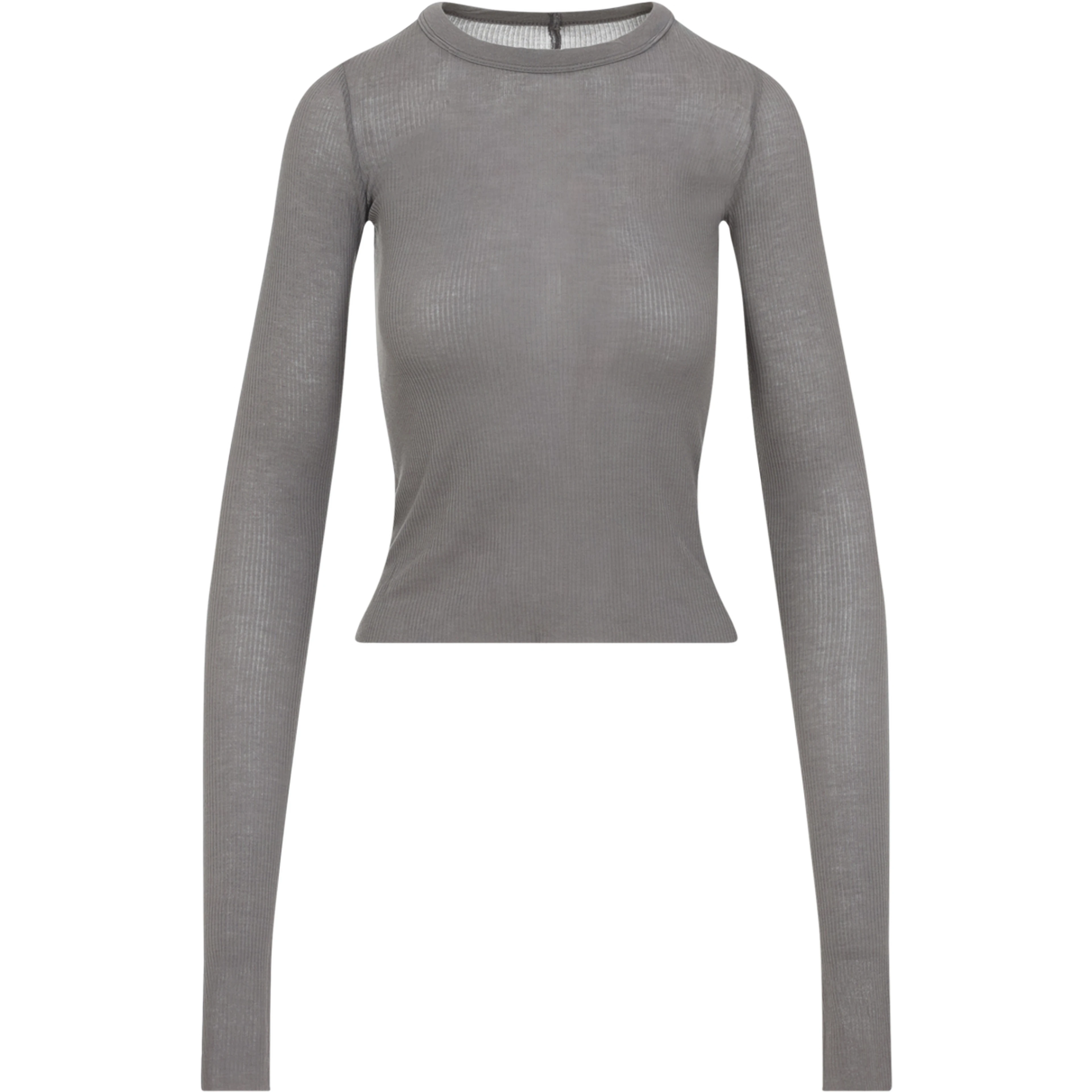 Rick Owens Cropped Rib LS T-shirt