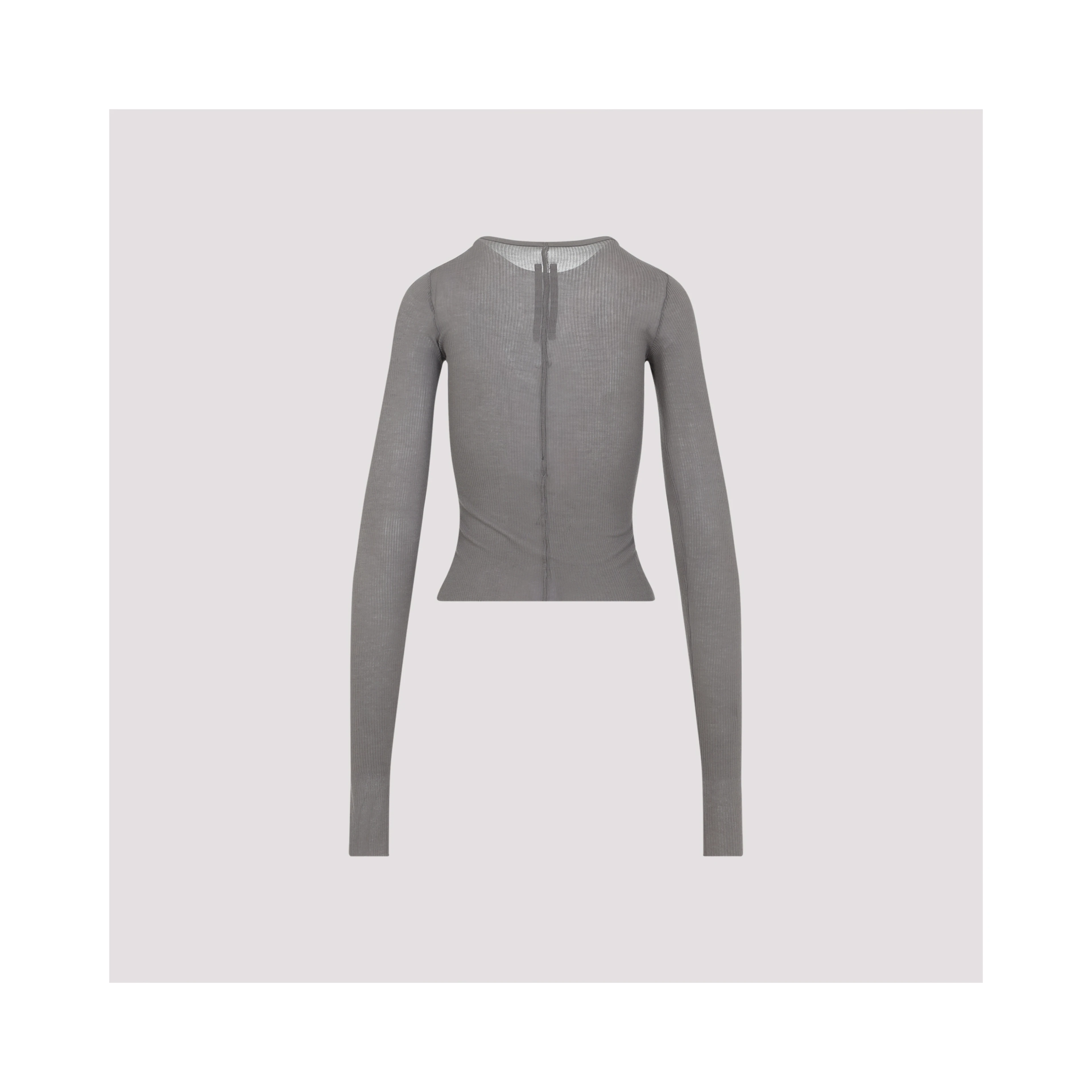 Rick Owens Cropped Rib LS T-shirt