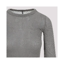 Rick Owens Cropped Rib LS T-shirt