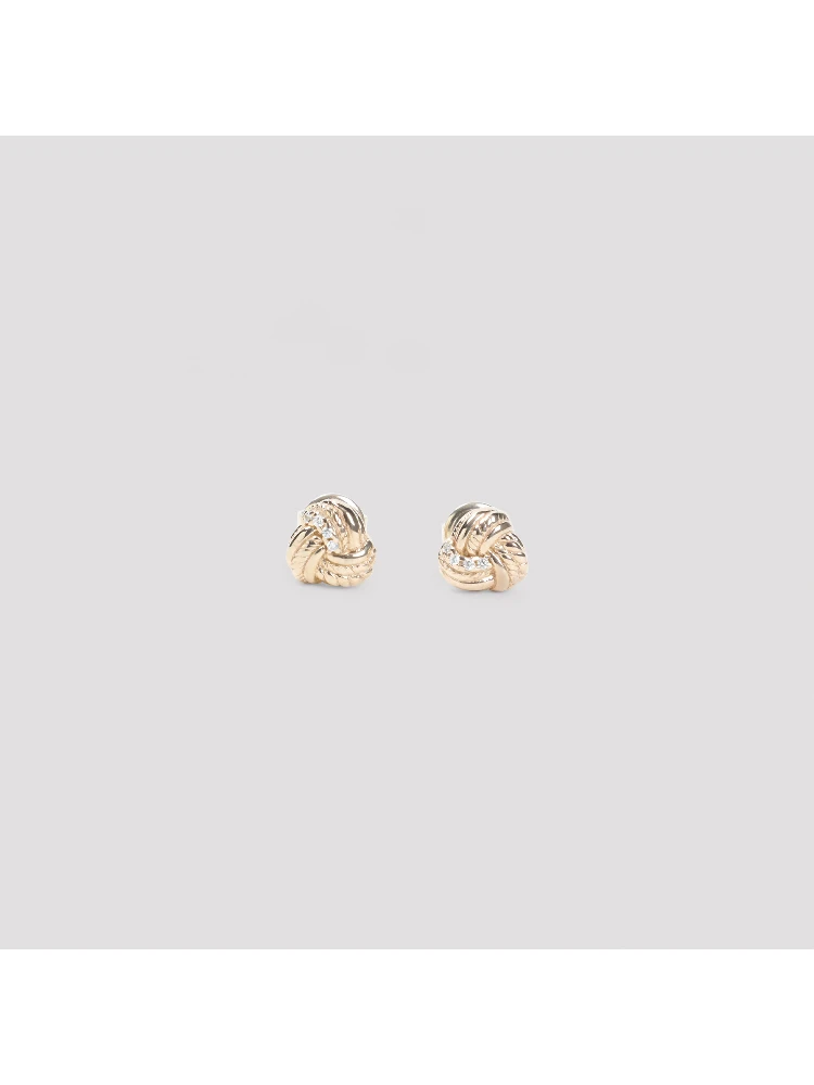 Bottega Veneta Knotted Earrings