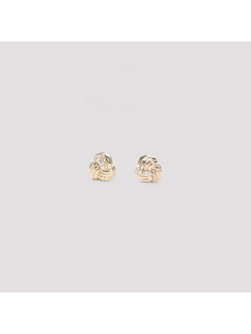 Bottega Veneta Knotted Earrings