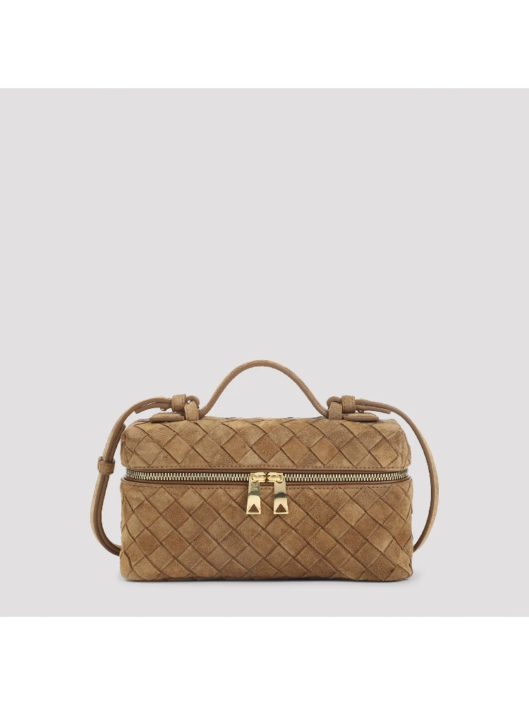 Bottega Veneta Bang Bang Suede Vanity Case Bag