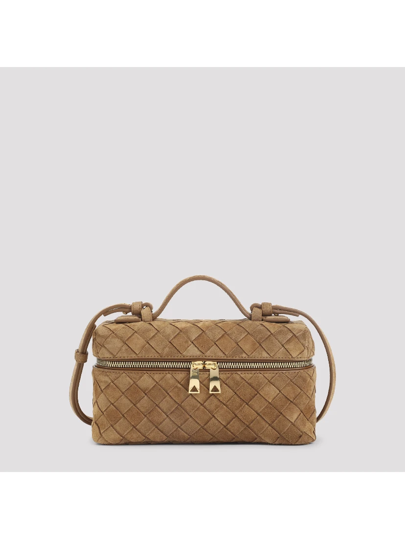 Bottega Veneta Bang Bang Suede Vanity Case Bag