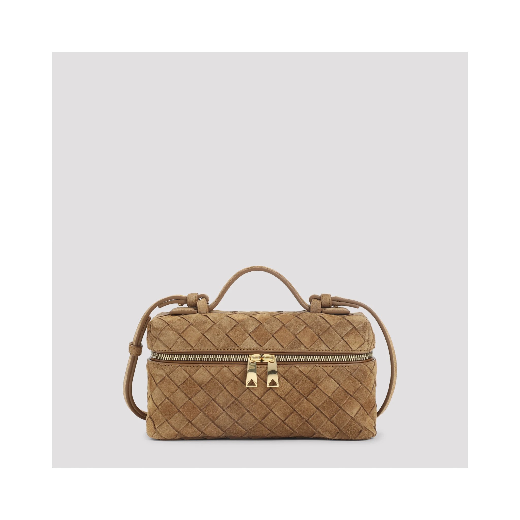 Bottega Veneta Bang Bang Suede Vanity Case Bag