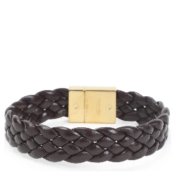 Bottega Veneta Intrecciato Leather Bracelet