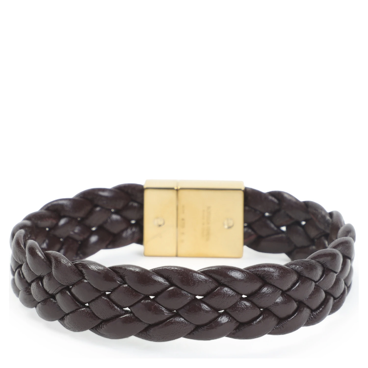 Bottega Veneta Intrecciato Leather Bracelet