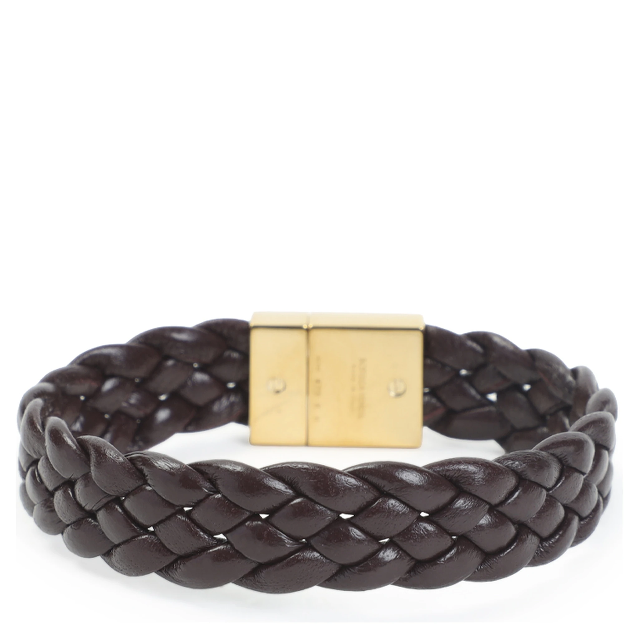 Bottega Veneta Intrecciato Leather Bracelet