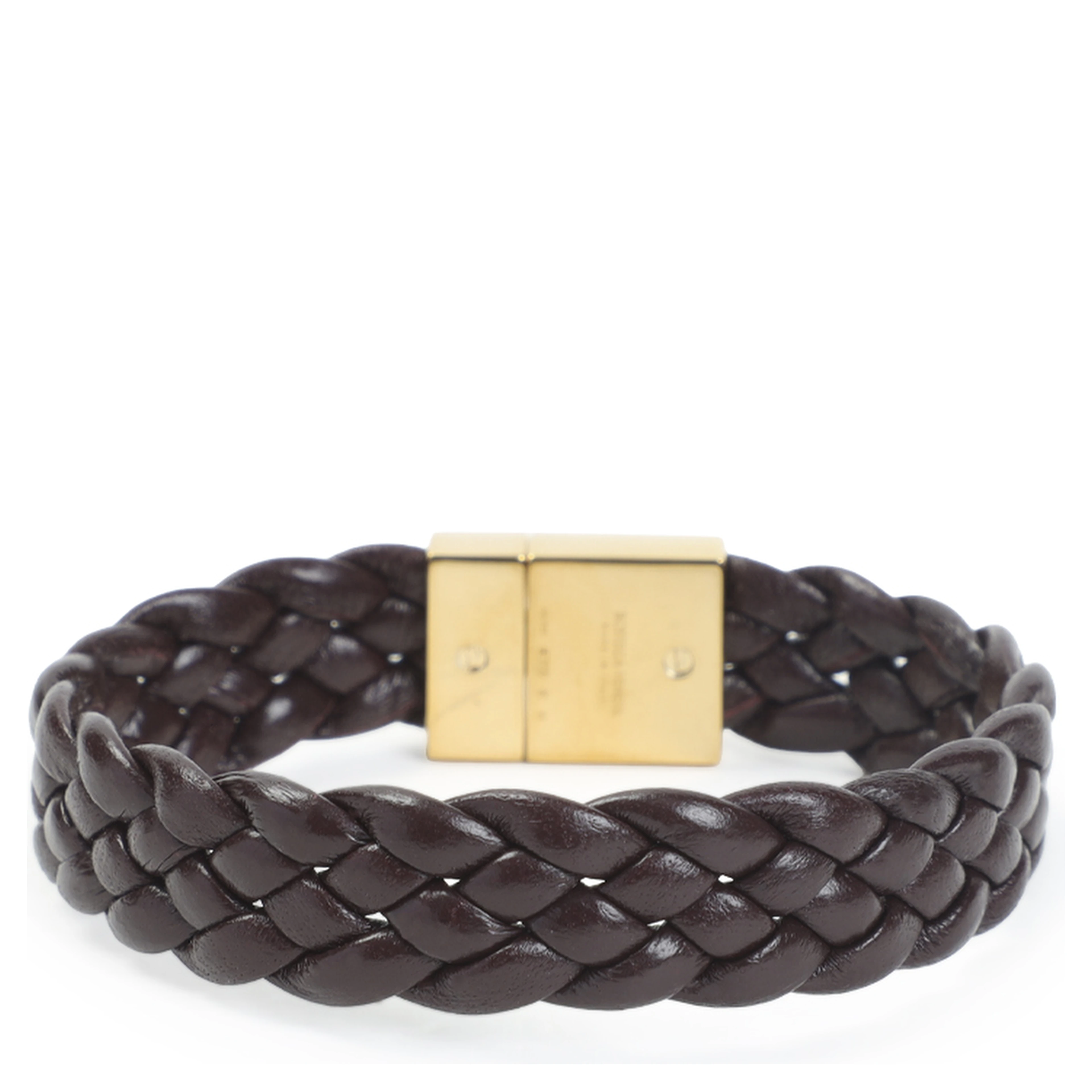 Bottega Veneta Intrecciato Leather Bracelet