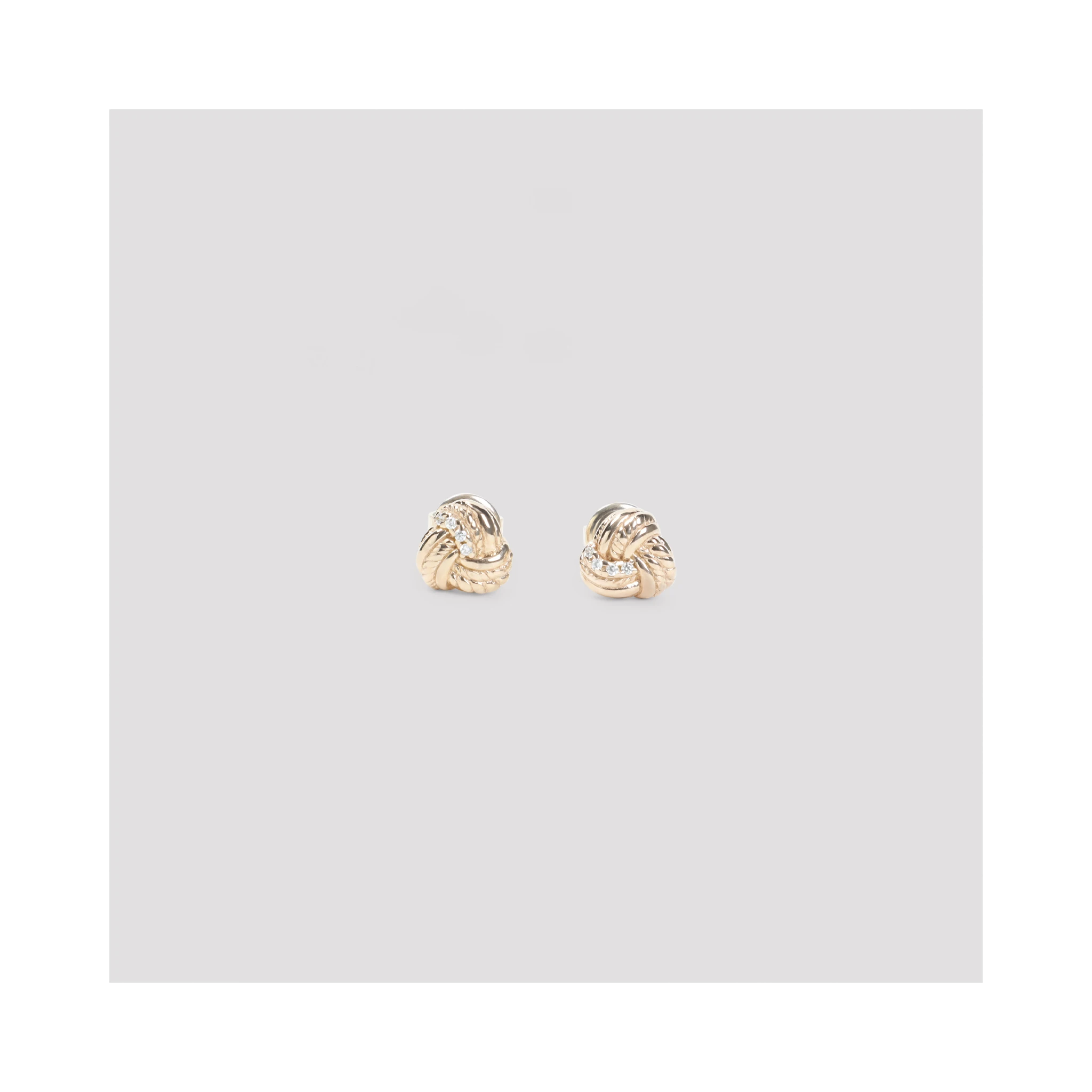 Bottega Veneta Knotted Earrings