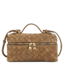 Bottega Veneta Bang Bang Suede Vanity Case Bag