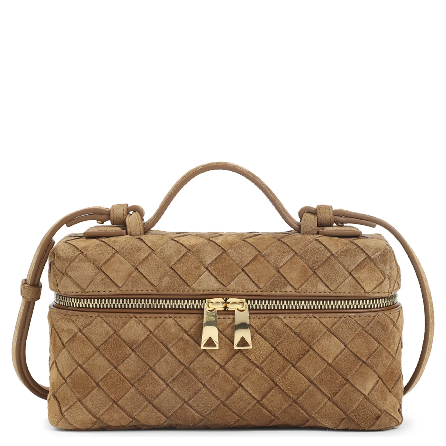 Bottega Veneta Bang Bang Suede Vanity Case Bag