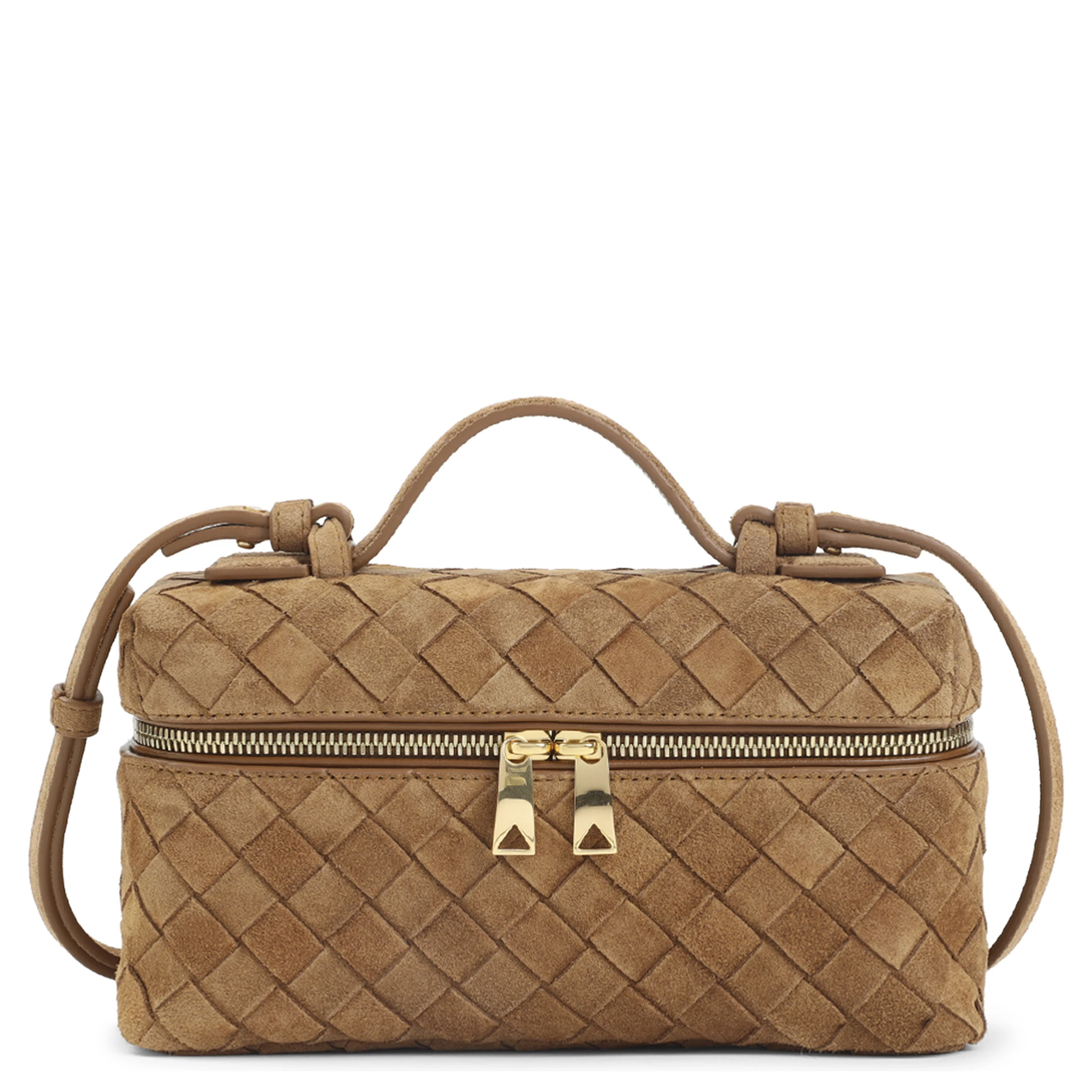 Bottega Veneta Bang Bang Suede Vanity Case Bag