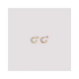 Bottega Veneta Brass Earrings