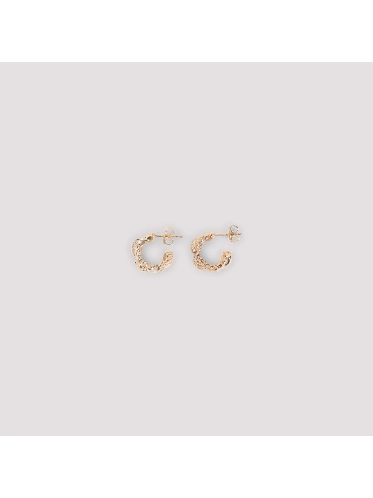 Bottega Veneta Brass Earrings