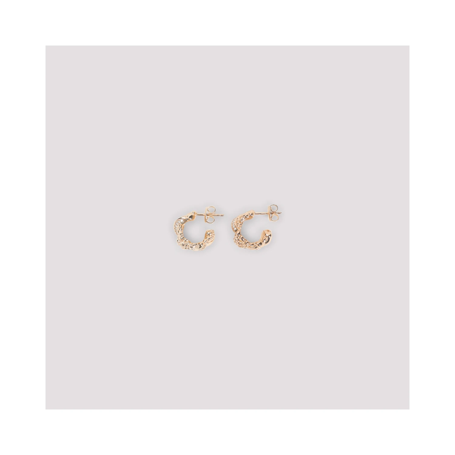 Bottega Veneta Brass Earrings
