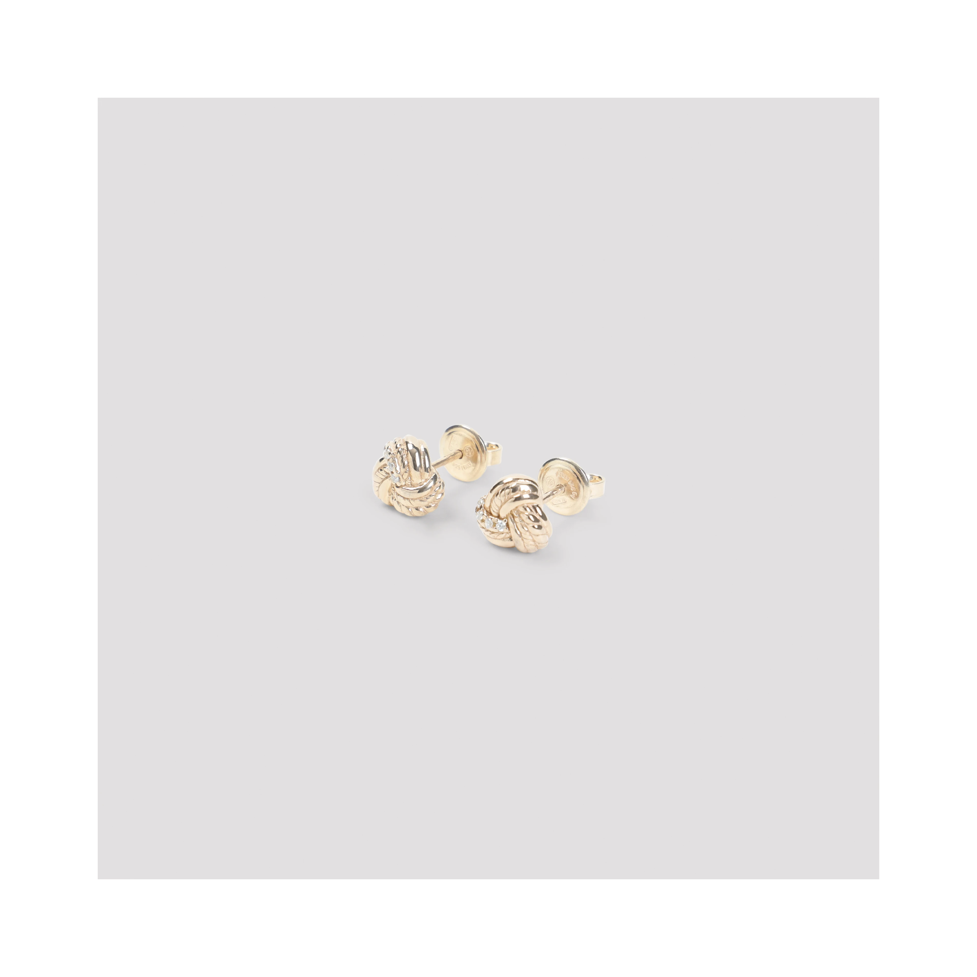 Bottega Veneta Knotted Earrings