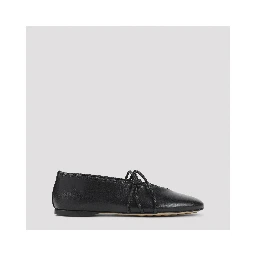Bottega Veneta Rosa Lamb Leather Ballerinas