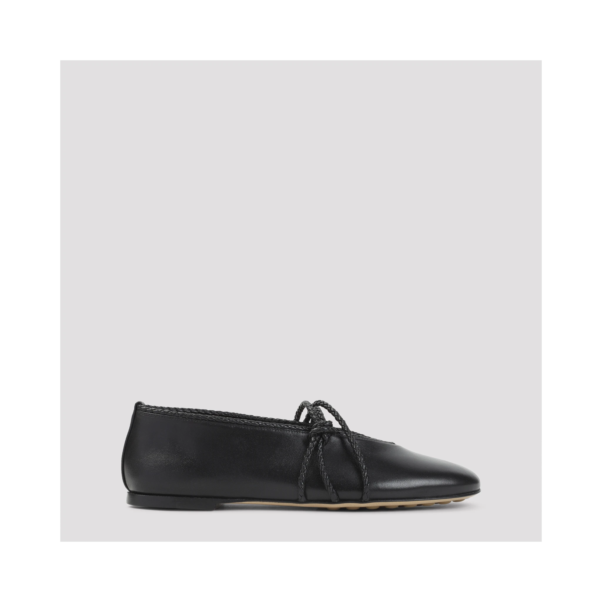 Bottega Veneta Rosa Lamb Leather Ballerinas