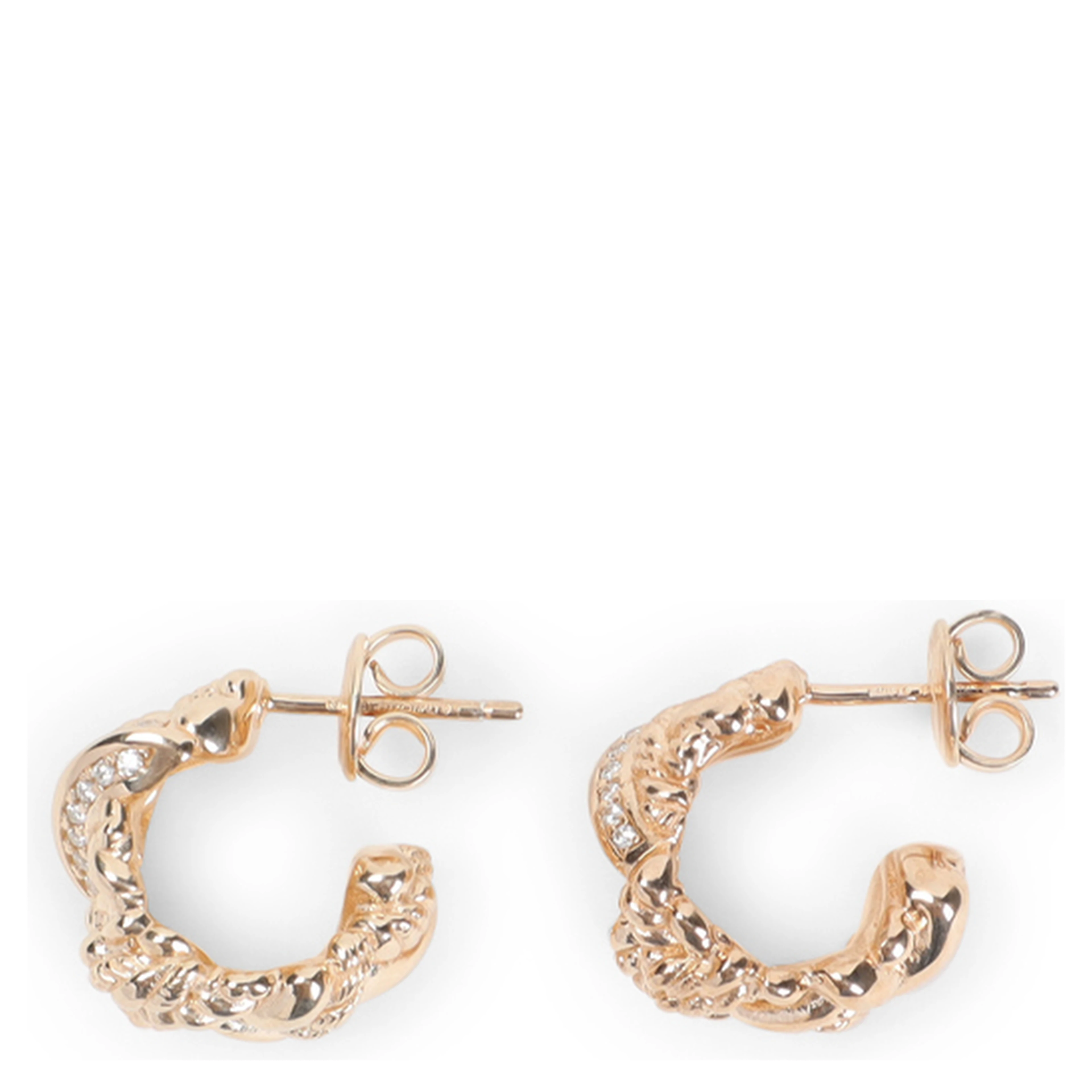 Bottega Veneta Brass Earrings