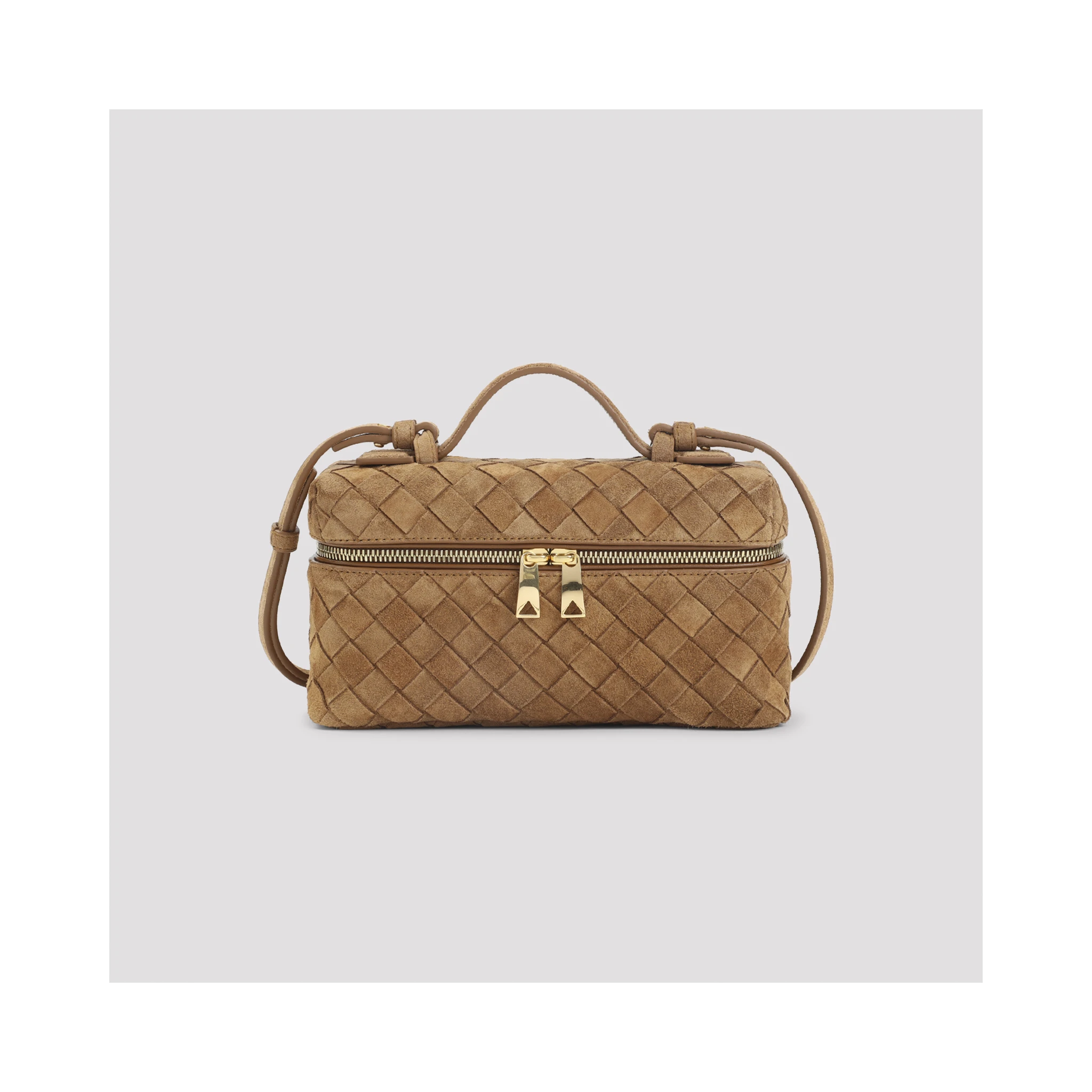 Bottega Veneta Bang Bang Suede Vanity Case Bag