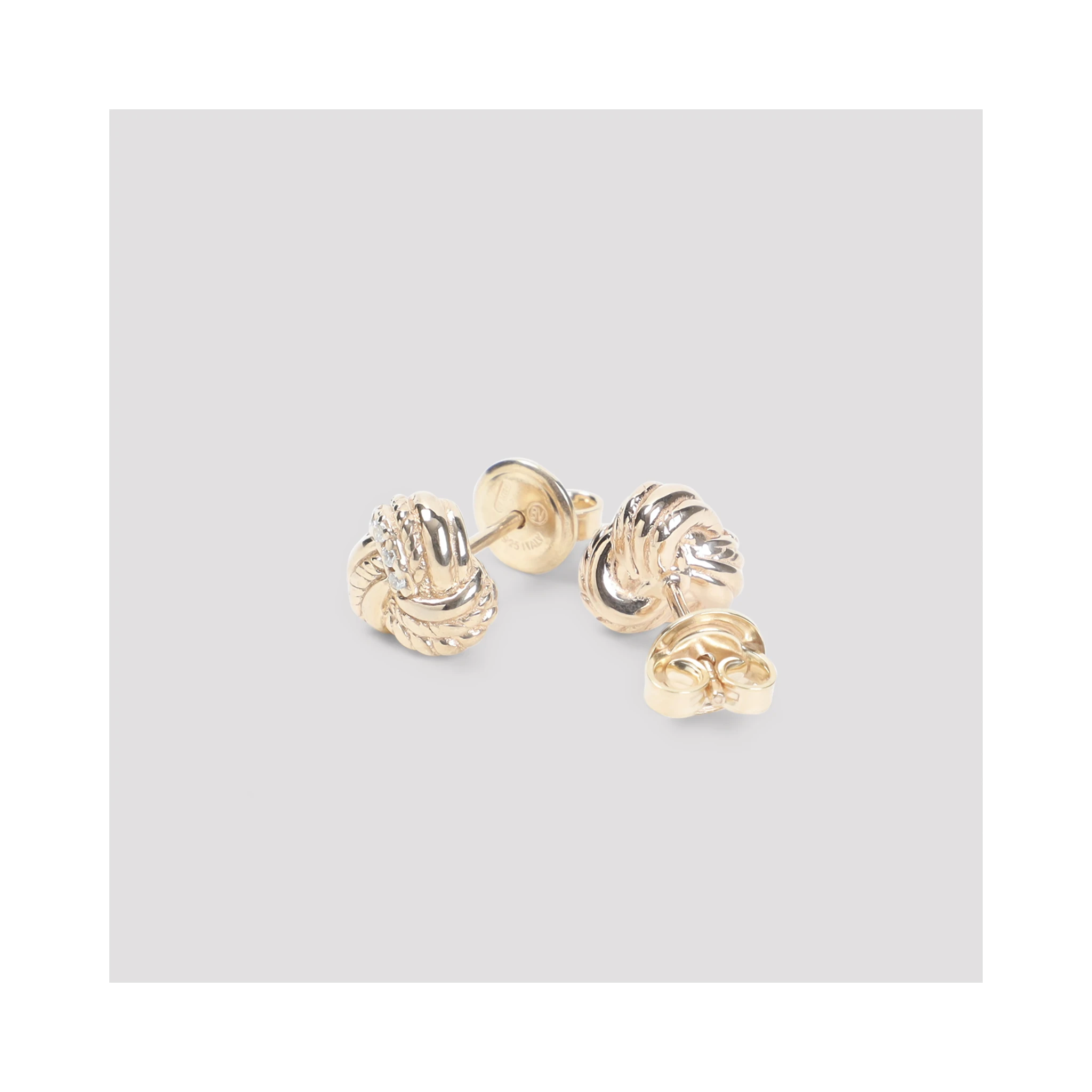 Bottega Veneta Knotted Earrings