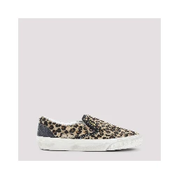 Golden Goose Leopard Slip-On Sneakers