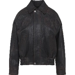 Golden Goose Flower Embroidery Jacket