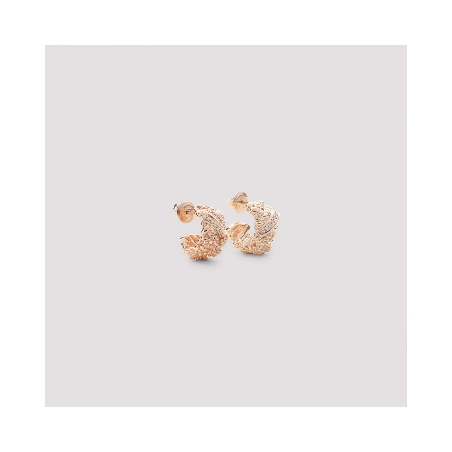 Bottega Veneta Brass Earrings