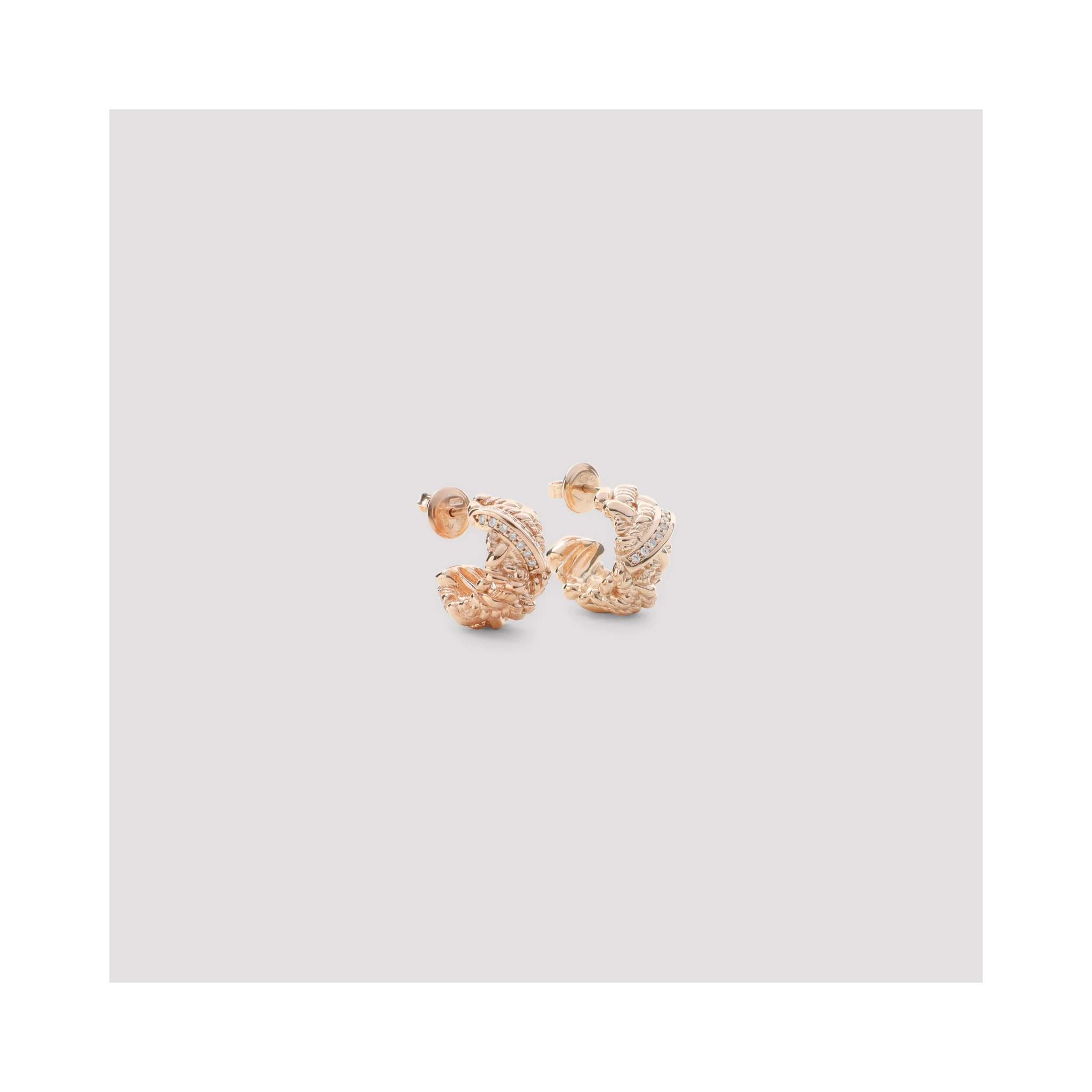 Bottega Veneta Brass Earrings
