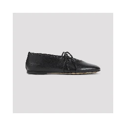 Bottega Veneta Rosa Lamb Leather Ballerinas