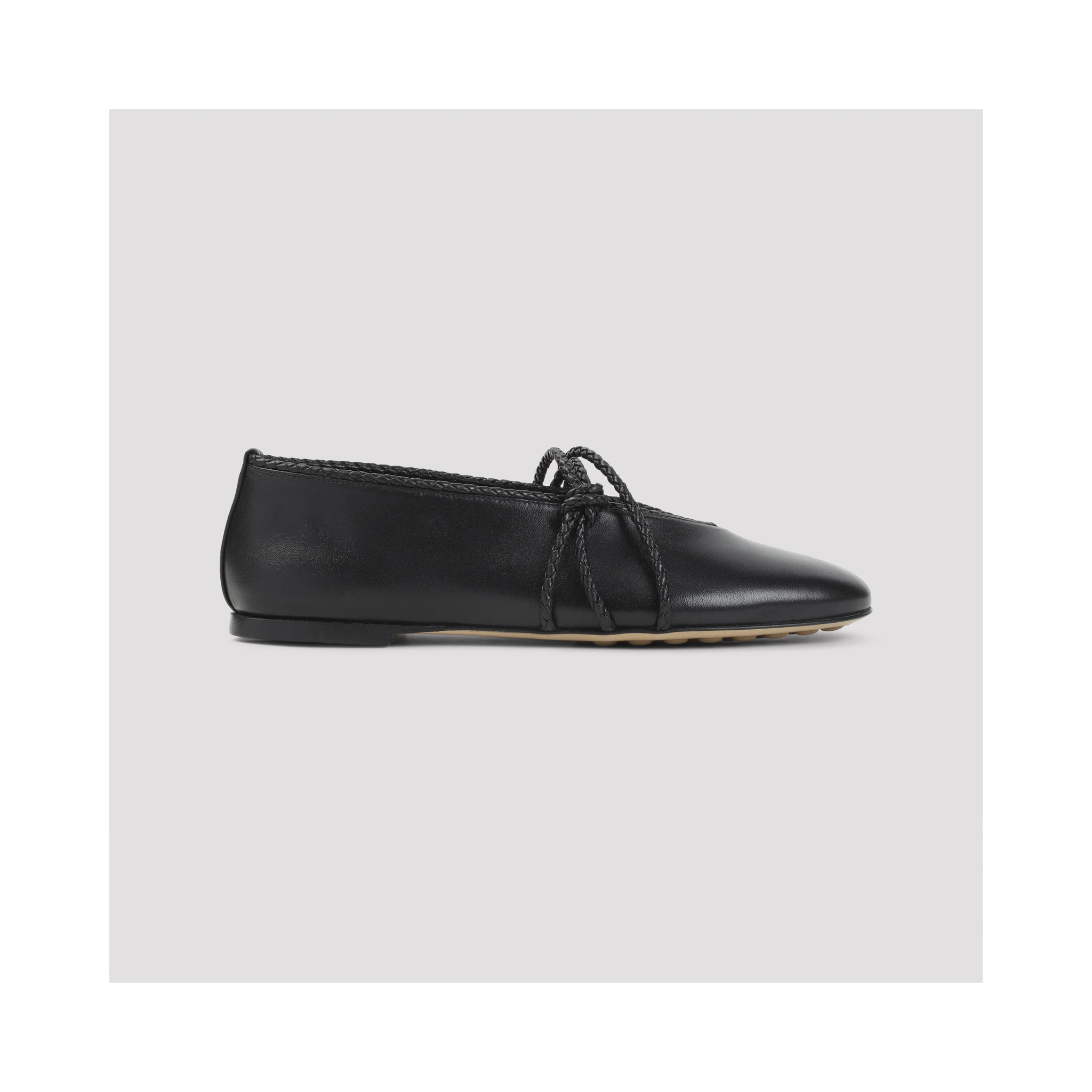Bottega Veneta Rosa Lamb Leather Ballerinas