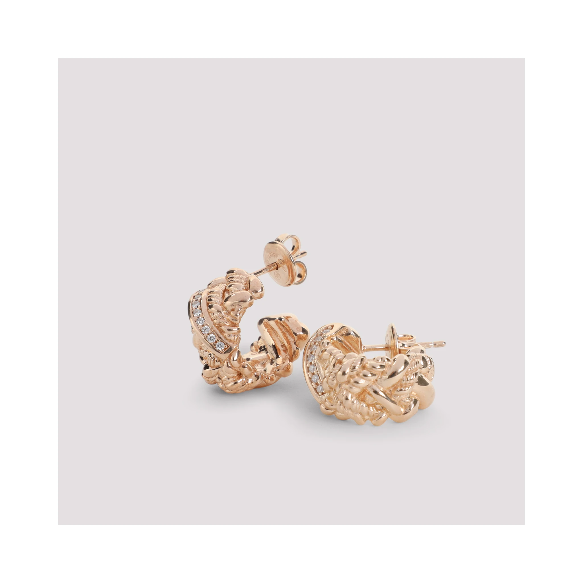 Bottega Veneta Brass Earrings