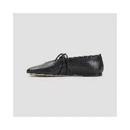 Bottega Veneta Rosa Lamb Leather Ballerinas