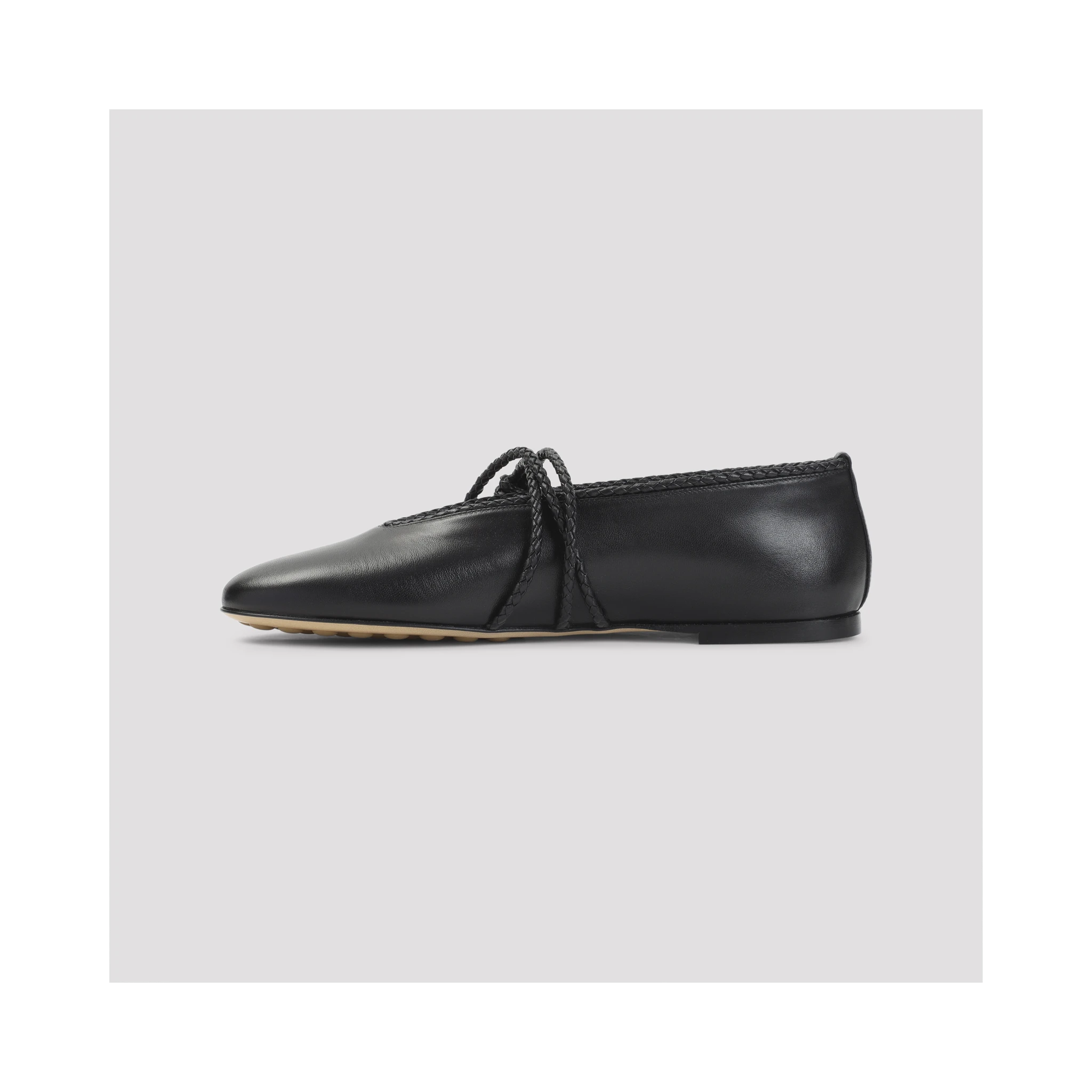 Bottega Veneta Rosa Lamb Leather Ballerinas