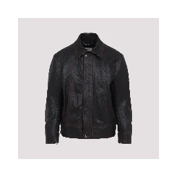 Golden Goose Prince Nappa Leather Bomber Jacket