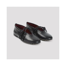 Bottega Veneta Rosa Lamb Leather Ballerinas