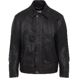 Golden Goose Prince Nappa Leather Bomber Jacket