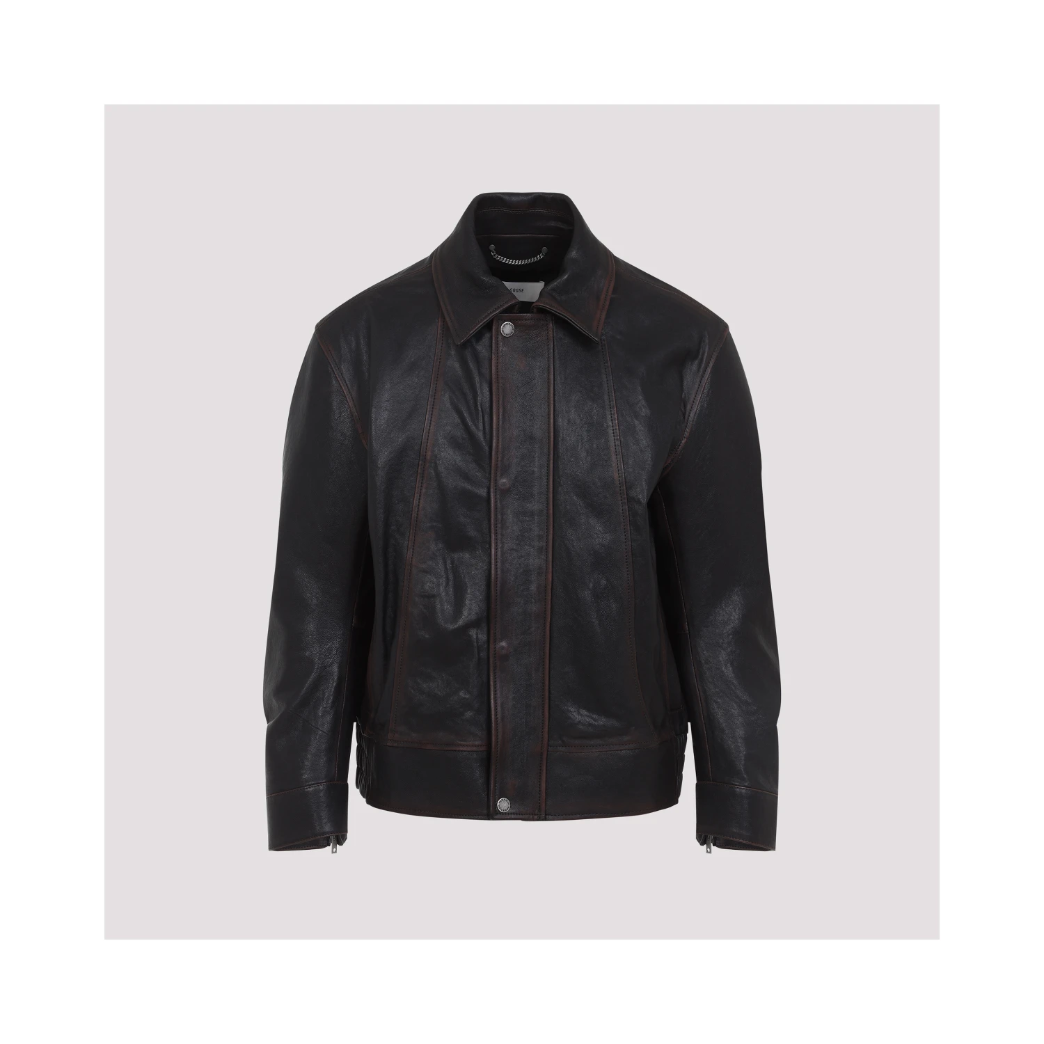 Golden Goose Prince Nappa Leather Bomber Jacket